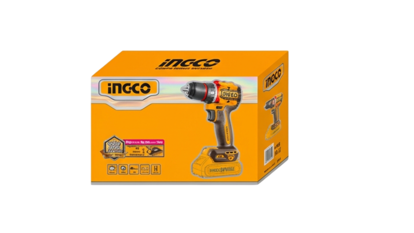 Ingco 20V Lithium-Ion Cordless Drill - Kit
