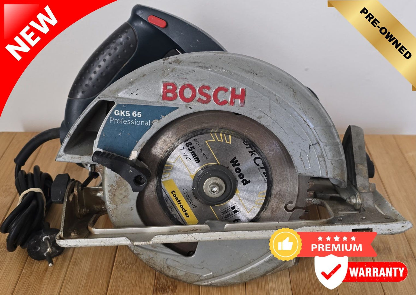 Bosch GKS65 Circular Saw - Corded - Pre-Owned