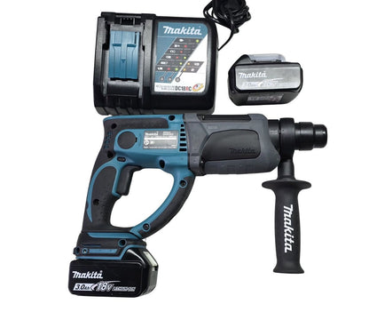Makita 18v Cordless Rotary Hammer SDS+ DHR202ZK 3.0Ah (COMBO KIT) - Pre-Owned