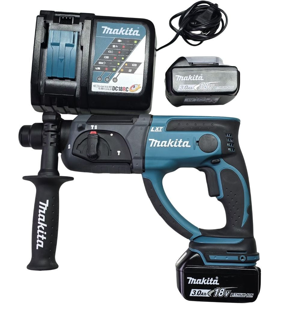Makita 18v Cordless Rotary Hammer SDS+ DHR202ZK 3.0Ah (COMBO KIT) - Pre-Owned