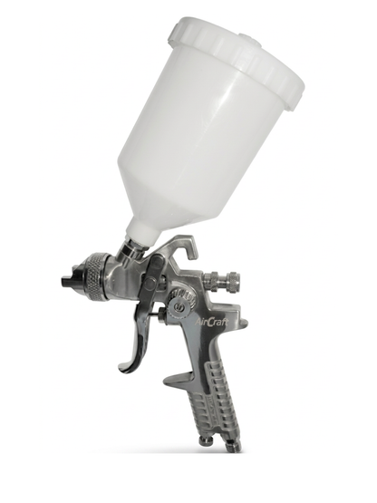 Spray Gun HVLP 1.7mm Nozzle 600cc Plastic Cup