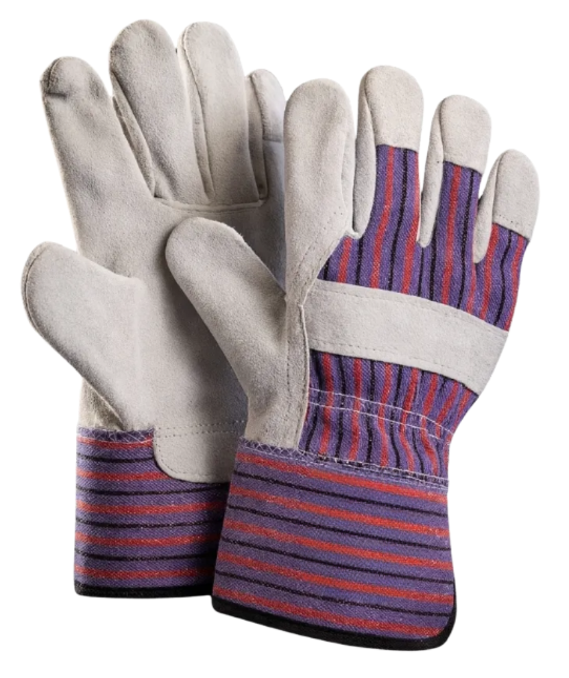 MatSafe candy stripe chrome gloves. Large. 50mm. (10367991382200)