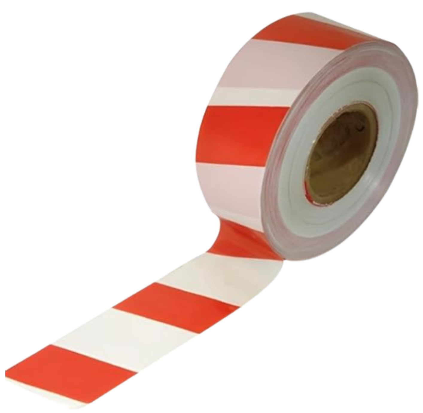 Sellotape, red and white barrier tape.  Non-adhesive. 75mm x 100m (10368087163064)