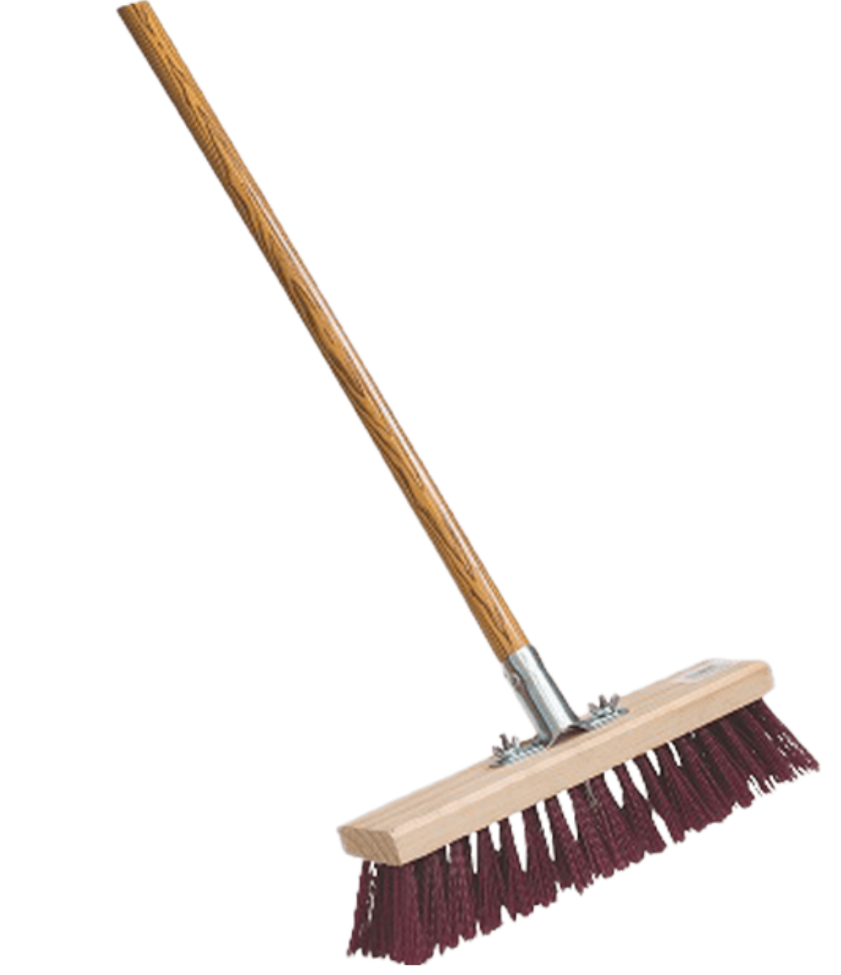 MTS Hard Brown Broom. 450mm PVC. Platform. (10368158630072)