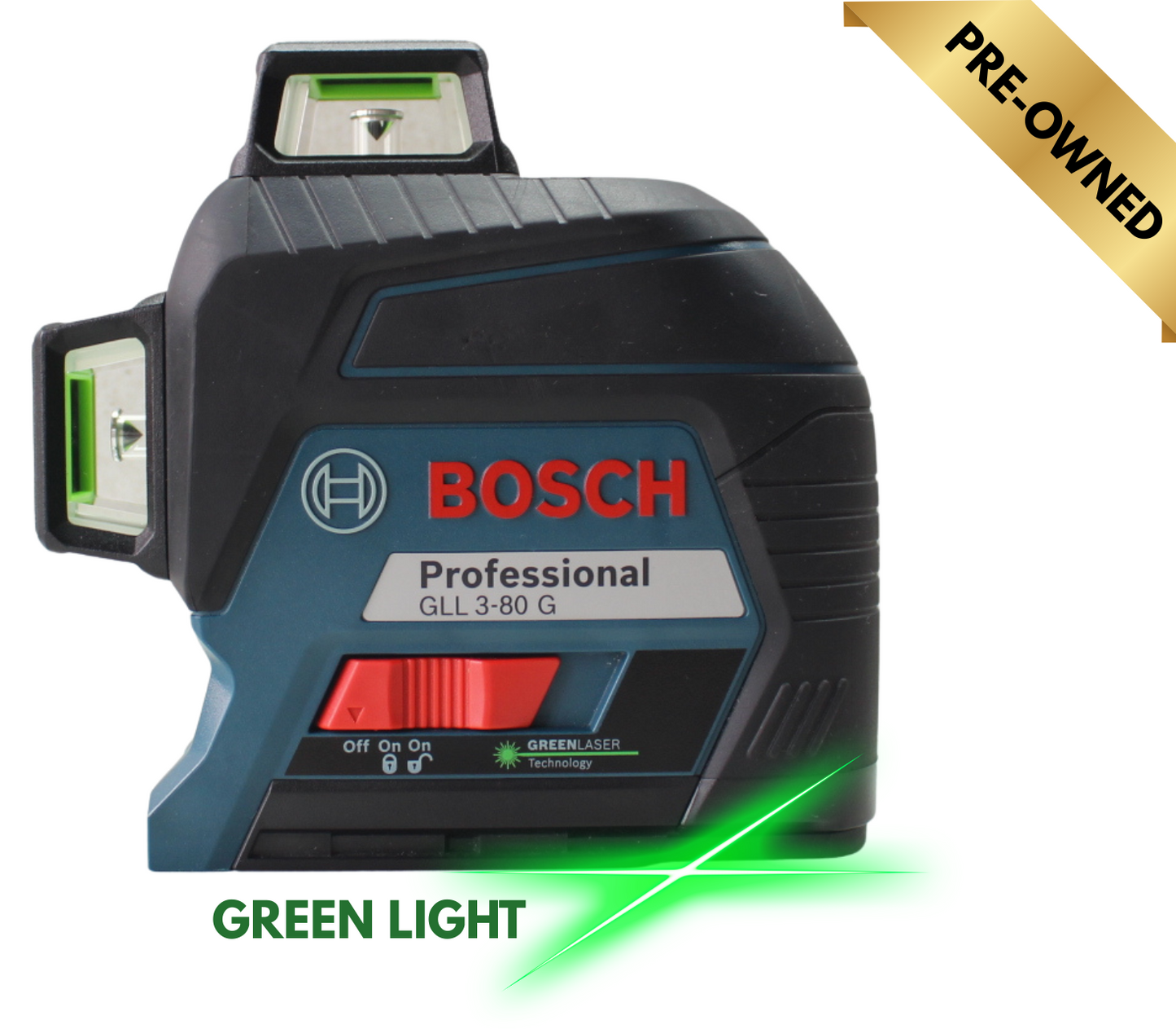 Bosch GLL3-80G Line Laser - Level - Green Light