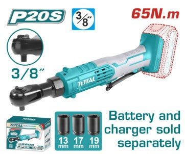 Total RW65N - Lithium-ion Cordless Drive Ratchet 65Nm 3/8"