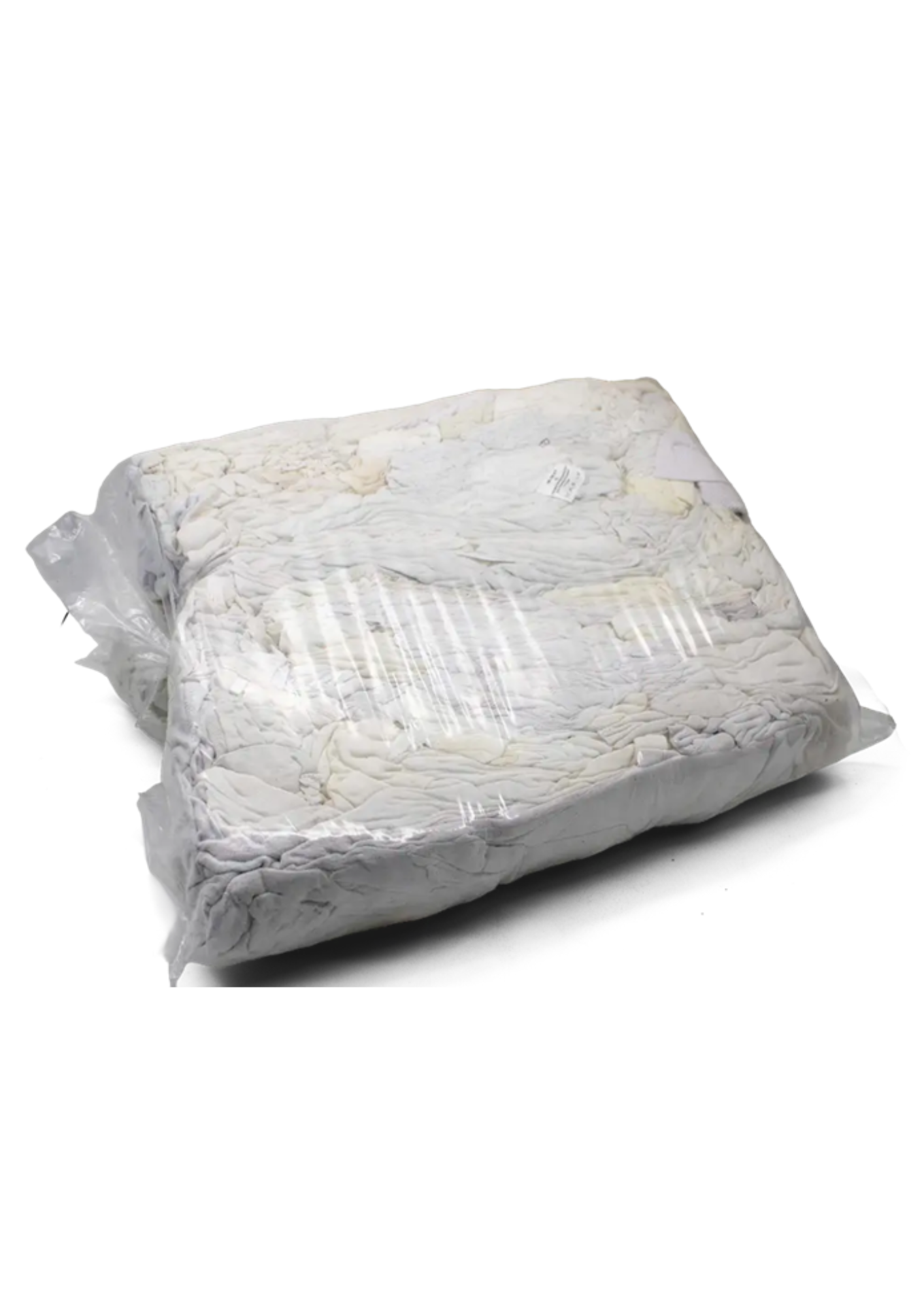 White cotton rags. 5kg Bag. Thin (10368223412408)