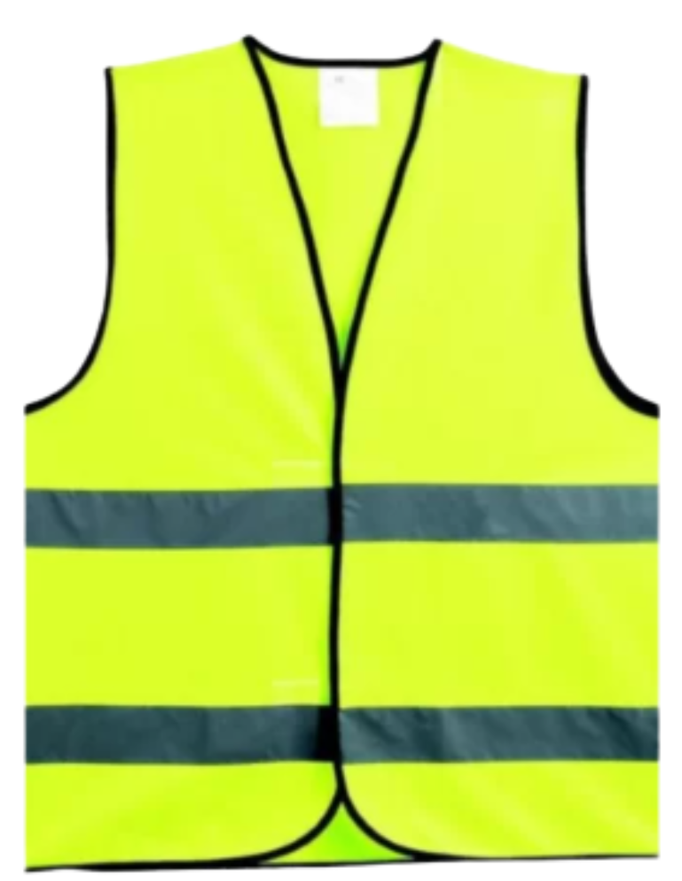 MatSafe premium safety vest, waistcoat. Sizes M/L/XL. Yellow. PPE (10367977488568)