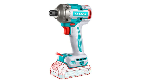 Total IDR2B - Cordless Impact Driver 20V - Brushless + 2X 2.0Ah Batteries + Charger